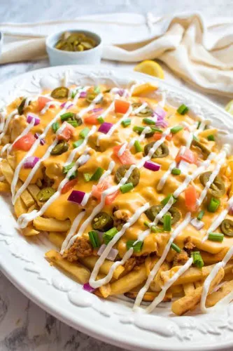 Fries loaded veg